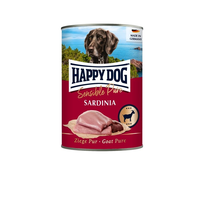 Thumbnail - Happy Dog Hunde Nassfutter Ziege Pur 400 g x 6 Stk.
