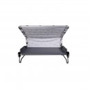 Disc-O-Bed Dog-Bed Mobiles Hundebett mit Sonnendach + Futternapf Set S