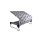 Disc-O-Bed Dog-Bed Mobiles Hundebett mit Sonnendach + Futternapf Set S