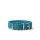 Maul Ledermanufaktur Hundehalsband Mono Pop Geplostert Petrol L 40cm / B 22mm