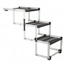 Trixie 3-stufige Falt-Treppe, Aluminium/TPR