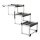 Trixie 3-stufige Falt-Treppe, Aluminium/TPR