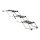 Trixie 3-stufige Falt-Treppe, Aluminium/TPR