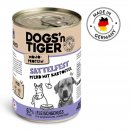 Dogsn Tiger Hunde Nassfutter Sattelfest Pferd 400g