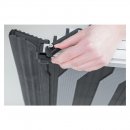 Trixie 3-fach Teleskop-Rampe, Aluminium/TPR