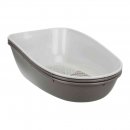 Trixie Katzentoilette Berto Top, 3tlg., mit Trennsystem
