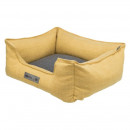 Trixie Hundebett Talis HOME Edition Gelb / Dunkelgrau 100 x 70 cm