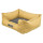 Trixie Hundebett Talis HOME Edition Gelb / Dunkelgrau 100 x 70 cm