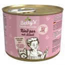 Bettys Landhausküche Hunde Nassfutter Rind pur mit...