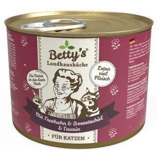 Bettys Landhausküche Katzenfutter Truthahn und Borretschöl