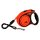Flexi Hundeleine XTREME Gurt Schwarz / Orange L 8m 55kg