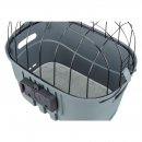 Trixie Front-Fahrradkorb Grau
