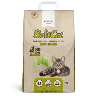 Porta Cat Care Katzenstreu SoftCat Grass 17 l