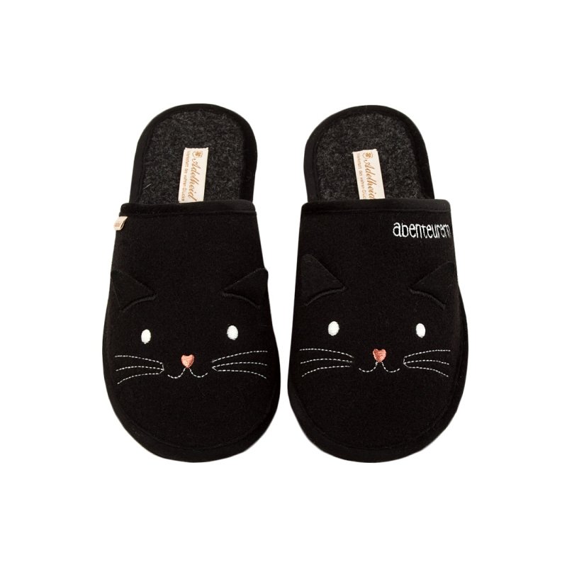 Thumbnail - Adelheid Damen Filzpantoffel Abenteurerin Ohren 40/41