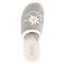 Adelheid Damen Filzpantoffel Gl&uuml;cksbringer mausgrau 36/37