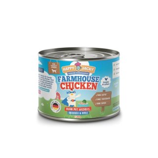 Happy Jacky Hunde Nassfutter Farmhouse Chicken