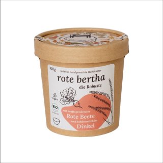 Schnauze voll Hundekeks Rote Bertha