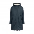 Derbe Damen Regenmantel Friese Tidaholm Dunkelblau Gef&uuml;ttert 40