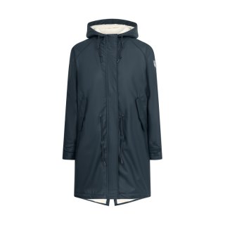 Derbe Damen Regenmantel Friese Tidaholm Dunkelblau Gefüttert 44