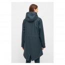 Derbe Damen Regenmantel Friese Tidaholm Dunkelblau Gef&uuml;ttert 44