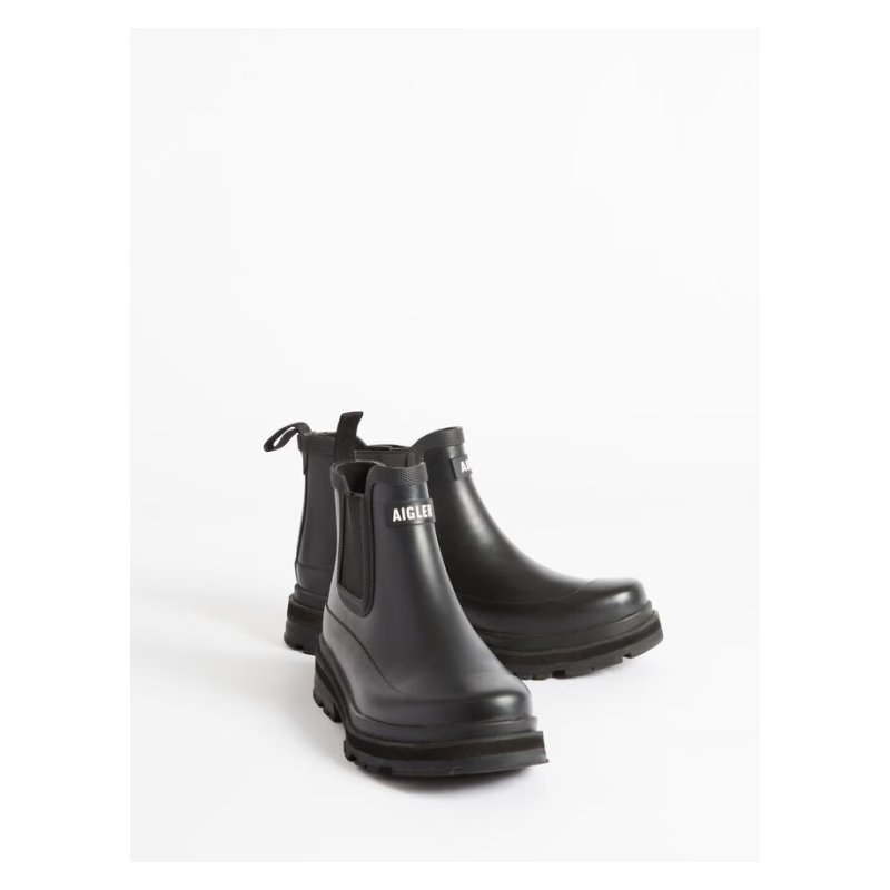 Thumbnail - Aigle Herren Regenstiefelette Soft Rain M Schwarz 44