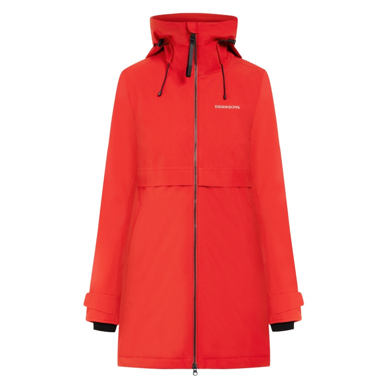 Didriksons Damen Parka Helle Pomme Red 38
