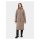 Didriksons Damen Parka Leya Long Mocha Brown