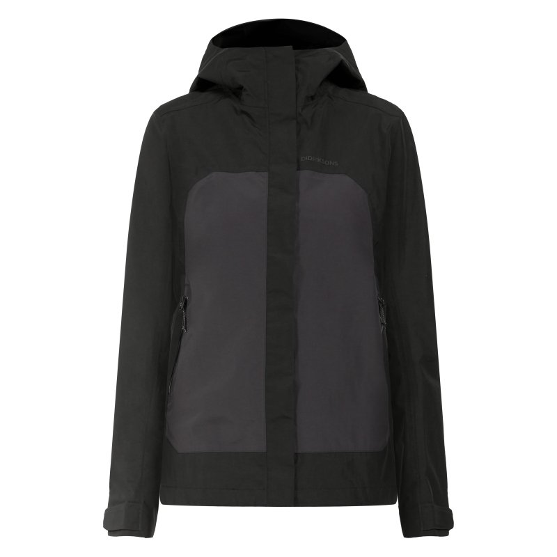 Thumbnail - Didriksons Damen Regenjacke Grit Black 44
