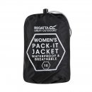 Regatta Damen Pack-It III Wasserdichte Jacke Schwarz 44