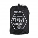 Regatta Damen Pack-It III Wasserdichte Jacke Schwarz 46
