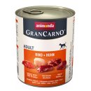 Animonda Hunde Nassfutter GranCarno Adult Rind + Huhn...