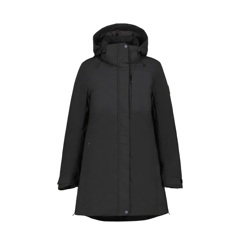 Parka Icepeak Mantel Schwarz Mantel Angesagte Damen Winterjacken
