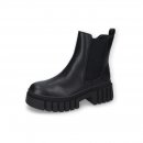 Dockers Damen Chelsea Boots Schwarz 39