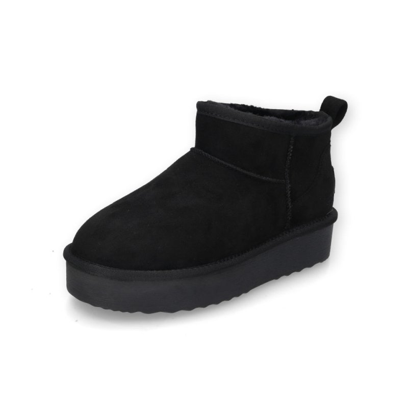 Dockers Damen Boots Gefüttert Schwarz 38