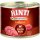 Rinti Hunde Nassfutter Dose Singlefleisch Exclusive Ziege 6x185g