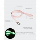 Paikka Hundeleine Glow Pale Pink 2 x 180 cm