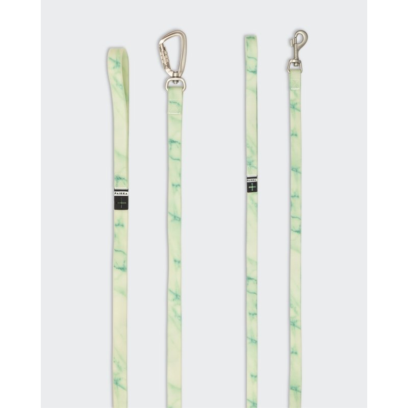 Paikka Hundeleine Glow Marble Green 1,5 x180 cm