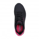 Skechers Damen Sneaker Uno Pop Back Schwarz 41
