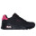 Skechers Damen Sneaker Uno Pop Back Schwarz 41
