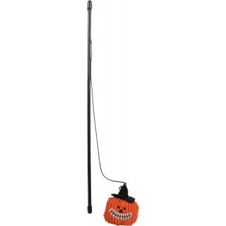 Flamingo Katzenspielzeug Halloween Katzenangel Pumpo...