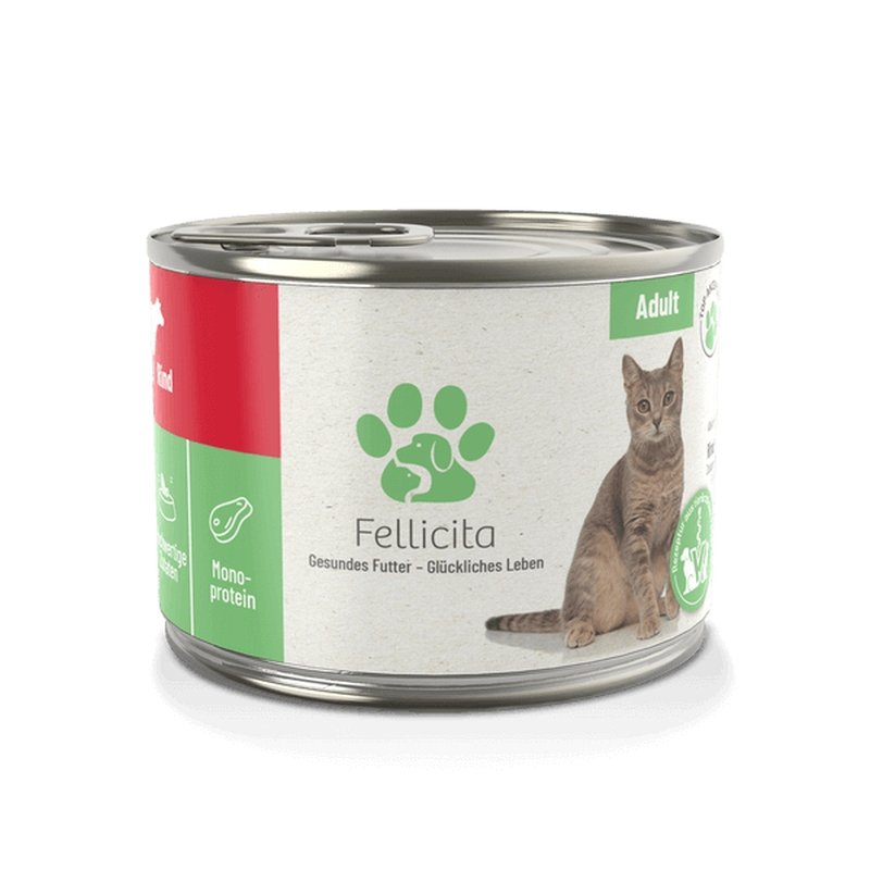 Fellicita Cat Nassfutter Rind Pur 400g
