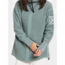 Didriksons Damen Teddy-Fleecejacke Sally Factory Blue 36
