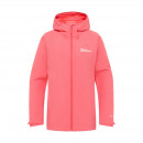 Jack Wolfskin Damen Jacke Tempest 2L Sunset Coral S