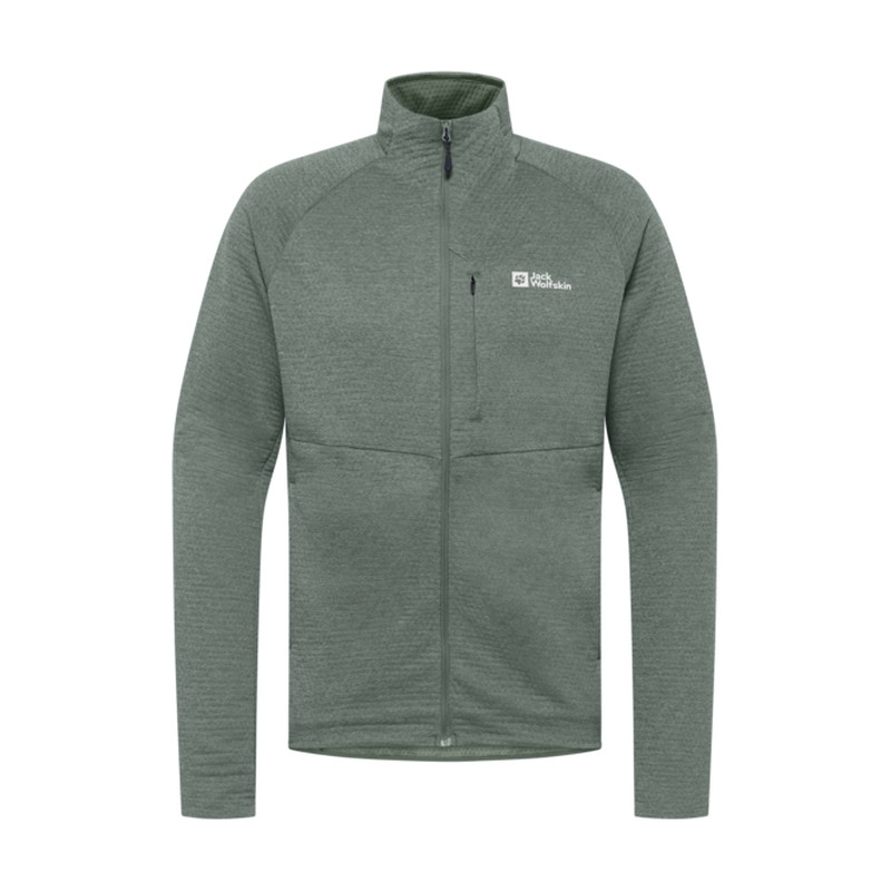 Jack Wolfskin Herren Fleecejacke Taiga FZ Slate Green XL
