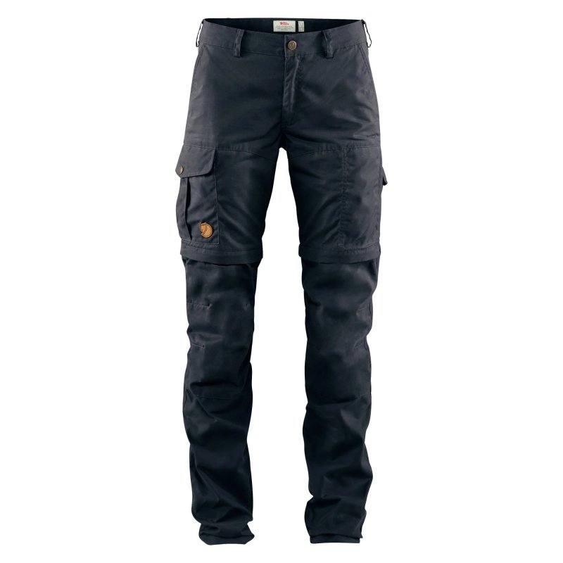 Fjällräven Damen Hose Karla Pro Zip-Off Dark Navy 36
