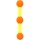 Flamingo Hundespielzeug Stick mit 3 Bällen HS Lipa TPU L Gelb/Orange 33,5x6,5x6,5cm