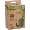 Flamingo Hundekotbeutel kompostierbar Cardun Gr&uuml;n 4x25stk