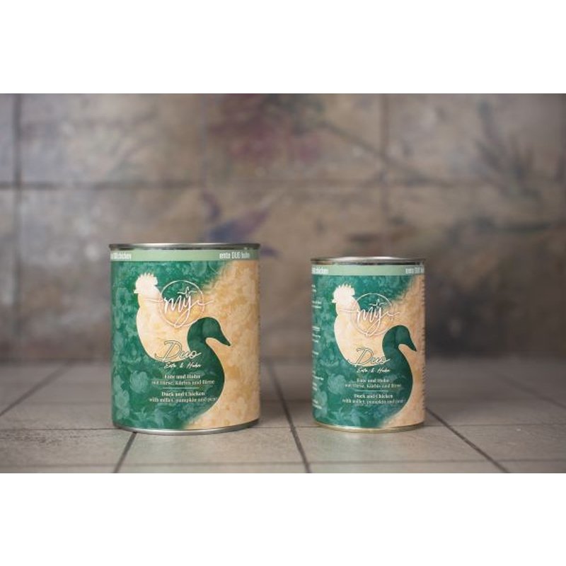 Paul & Paulina Nassfutter Duo Ente & Huhn 820g