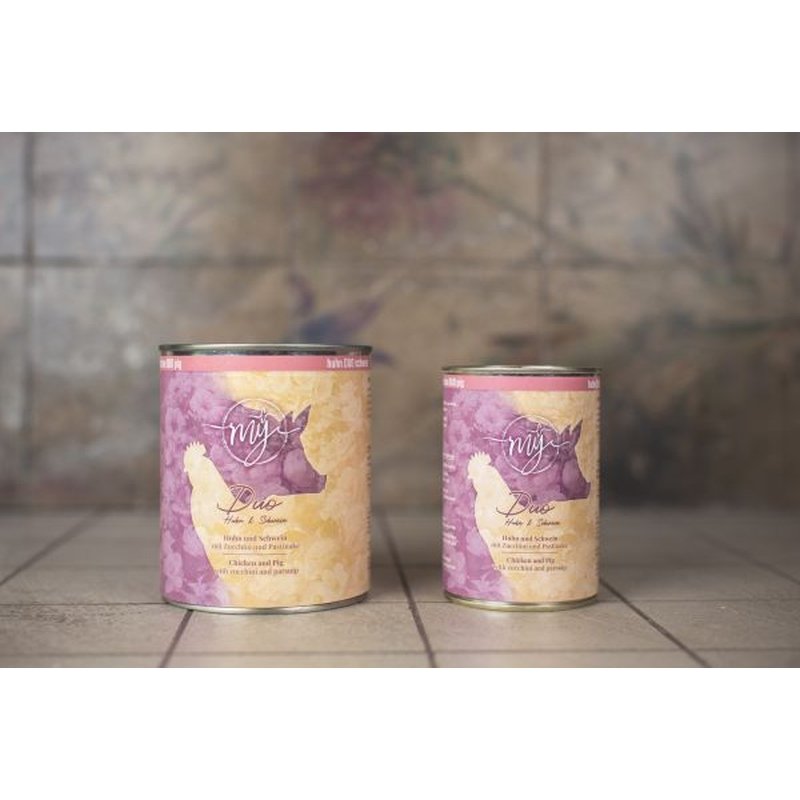 Paul & Paulina Nassfutter Duo Huhn & Schwein 410g