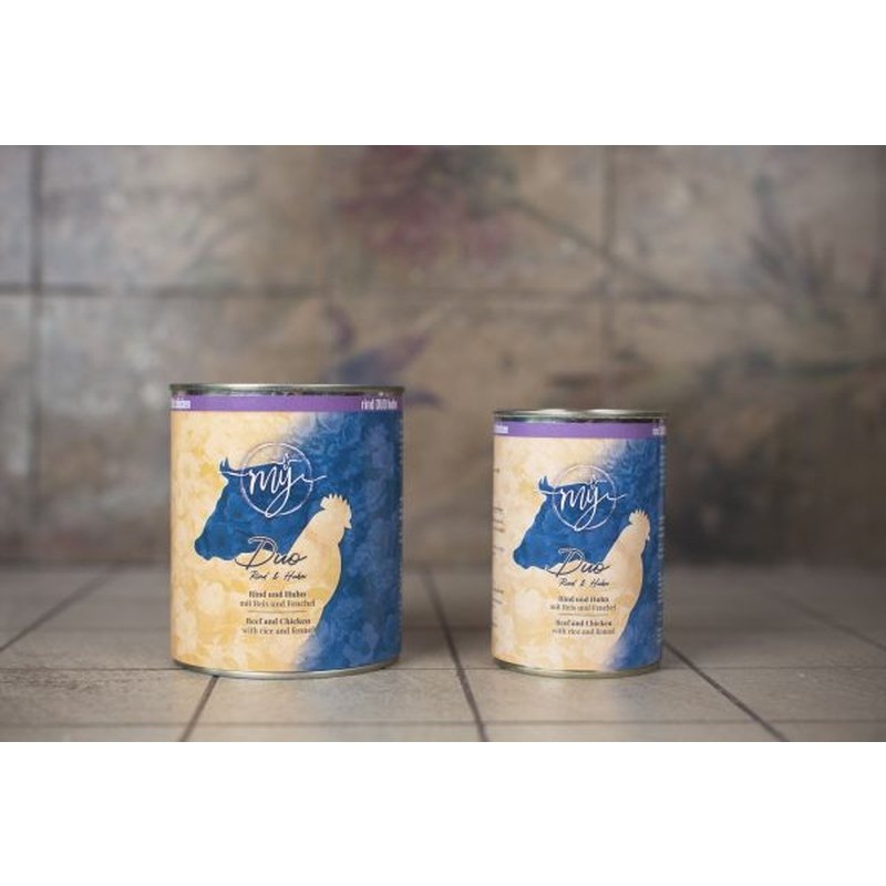 Paul & Paulina Nassfutter Duo Rind & Huhn 410g